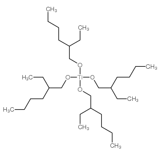 TETRAKIS(2-ETHYLHEXYL) ORTHOTITANATE结构式