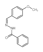 Benzoic acid,2-[(4-methoxyphenyl)methylene]hydrazide Structure