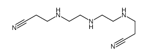 3,3'-[iminobis(ethyleneimino)]dipropiononitrile结构式