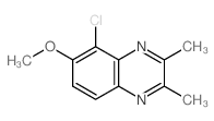 5-chloro-6-methoxy-2,3-dimethyl-quinoxaline structure