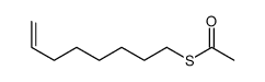 S-(7-Octenyl) ethanethioate Structure