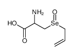 (2R)-2-amino-3-prop-2-enylseleninylpropanoic acid结构式