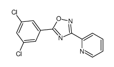5-(3,5-dichlorophenyl)-3-pyridin-2-yl-1,2,4-oxadiazole Structure