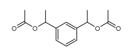 α,α'-dimethyl-1,3-benzenedimethanol diacetate Structure