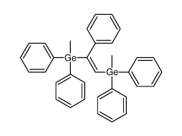 methyl-[2-[methyl(diphenyl)germyl]-1-phenylethenyl]-diphenylgermane Structure