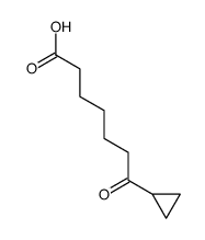 7-Cyclopropyl-7-oxoheptanoic acid structure