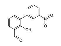 2-hydroxy-3'-nitrobiphenyl-3-carbaldehyde结构式