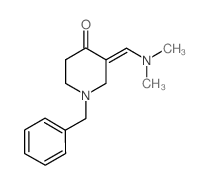 1-Benzyl-3-dimethylaminomethylene-piperidin-4-one structure