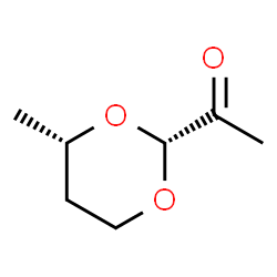Ethanone, 1-[(2R,4S)-4-methyl-1,3-dioxan-2-yl]-, rel- (9CI) structure