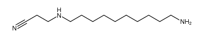 N-(2-Cyan-ethyl)-decandiyldiamin Structure