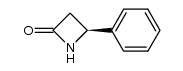 (S)-(-)-4-phenylazetidin-2-one Structure