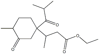 β,4-Dimethyl-1-(2-methyl-1-oxopropyl)-3-oxo-1-cyclohexanepropionic acid ethyl ester picture