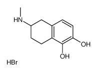 (5,6-dihydroxy-1,2,3,4-tetrahydronaphthalen-2-yl)-methylazanium,bromide结构式