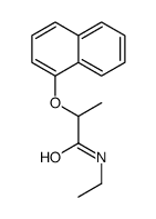 N-ethyl-2-naphthalen-1-yloxypropanamide Structure