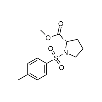 Methyl tosylprolinate structure