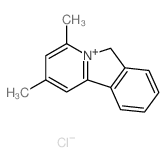 2,4-dimethyl-6H-pyrido[2,1-a]isoindol-5-ium,chloride Structure