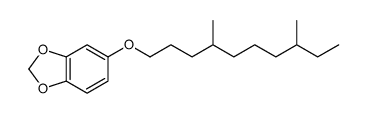 5-(4,8-dimethyldecoxy)-1,3-benzodioxole Structure