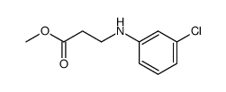 methyl N-(3-chlorophenyl)-β-alaninate Structure