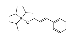 1-(triisopropylsilyl)oxy-3-phenyl-2-propene结构式