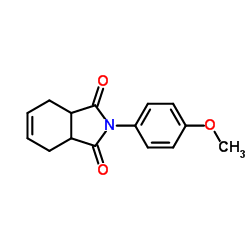 2-(4-Methoxy-phenyl)-3a,4,7,7a-tetrahydro-isoindole-1,3-dione结构式