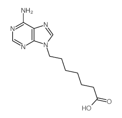 9H-Purine-9-heptanoicacid, 6-amino- Structure