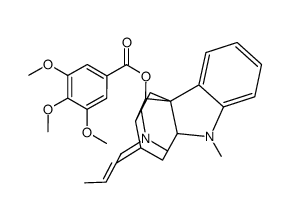 (17R,19E)-19,20-Didehydroajmalan-17-ol 3,4,5-trimethoxybenzoate结构式