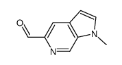 1-methyl-pyrrolo [2,3-c] pyridine-5-carbaldehyde结构式