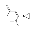 4-aziridin-1-yl-4-dimethylamino-but-3-en-2-one结构式