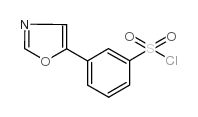 3-(1,3-恶唑-5-基)苯磺酰氯结构式