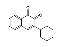 3-cyclohexyl-[1,2]naphthoquinone结构式