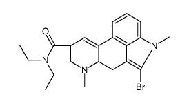 (6aR,9R)-5-bromo-N,N-diethyl-4,7-dimethyl-6,6a,8,9-tetrahydroindolo[4,3-fg]quinoline-9-carboxamide结构式