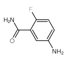 5-氨基-2-氟苯甲酰胺结构式