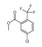 5-Chloro-2-(trifluoromethyl)benzoic acid methyl ester结构式