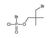 1-bromo-3-[bromo(chloro)phosphoryl]oxy-2,2-dimethylpropane Structure