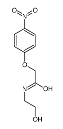 N-(2-hydroxyethyl)-2-(4-nitrophenoxy)acetamide Structure