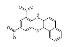 8,10-dinitro-7H-benzo[c]phenothiazine结构式