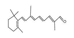 all-trans-13-Desmethyl-14-methylretinal Structure