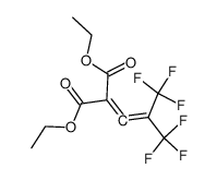 1,1-Dicarbaethoxy-3,3-bis(trifluormethyl)allen结构式