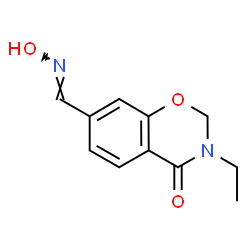 2H-1,3-Benzoxazine-7-carboxaldehyde,3-ethyl-3,4-dihydro-4-oxo-,7-oxime(9CI)结构式