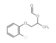 1-(2-chlorophenoxy)propan-2-yl formate Structure