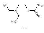 Carbamimidothioic acid, 2-(diethylamino)ethyl ester, monohydrochloride (9CI) structure