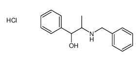 benzyl-(1-hydroxy-1-phenylpropan-2-yl)azanium,chloride结构式