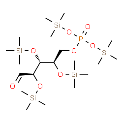 D-Ribose, 2,3,4-tris-O-(trimethylsilyl)-, 5-[bis(trimethylsilyl) phosp hate] picture