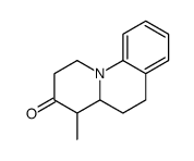 4-methyl-1,2,4,4a,5,6-hexahydrobenzo[f]quinolizin-3-one结构式