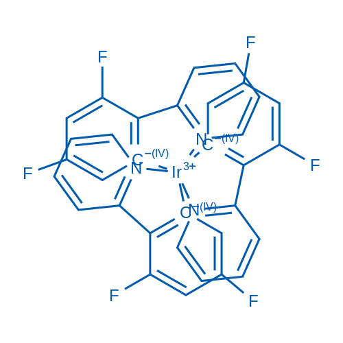 (OC-6-21)-三[3,5-二氟-2-(2-吡啶基-κN)苯基-κC]铱图片