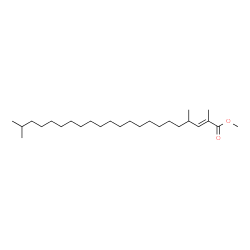 (E)-2,4,21-Trimethyl-2-docosenoic acid methyl ester structure