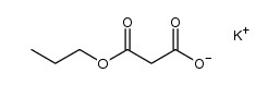 potassium 3-oxo-3-n-propoxypropanoate Structure