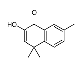 2-hydroxy-4,4,7-trimethylnaphthalen-1-one结构式