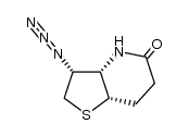 (3aS)-3t-azido-(3ar,7ac)-hexahydro-thieno[3,2-b]pyridin-5-one Structure