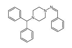 (Z)-N-(4-benzhydrylpiperazin-1-yl)-1-phenylmethanimine结构式